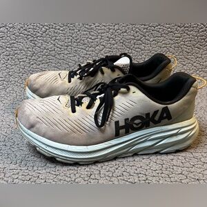 Hoka One One Rincon 3 Running Shoes Mens Size 10.5 D White And Gray F272211